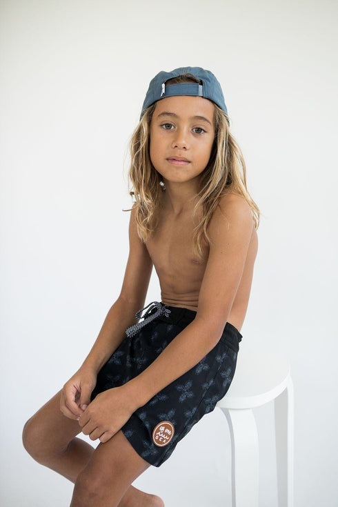 kid-s-townshorts-in-black-breadfruit-bandana-of-one-sea - Sophia's Style -5